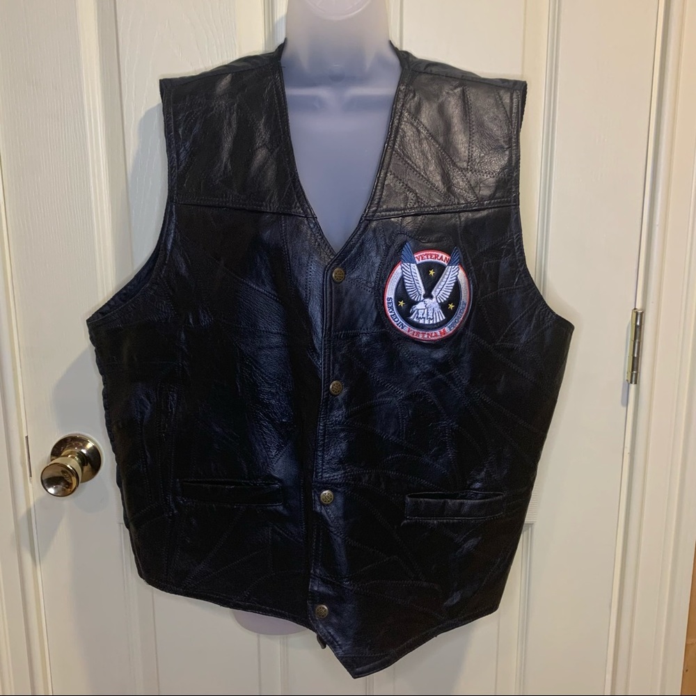 VETERAN SERVED IN VIETNAM PROUDLY PATCH VEST